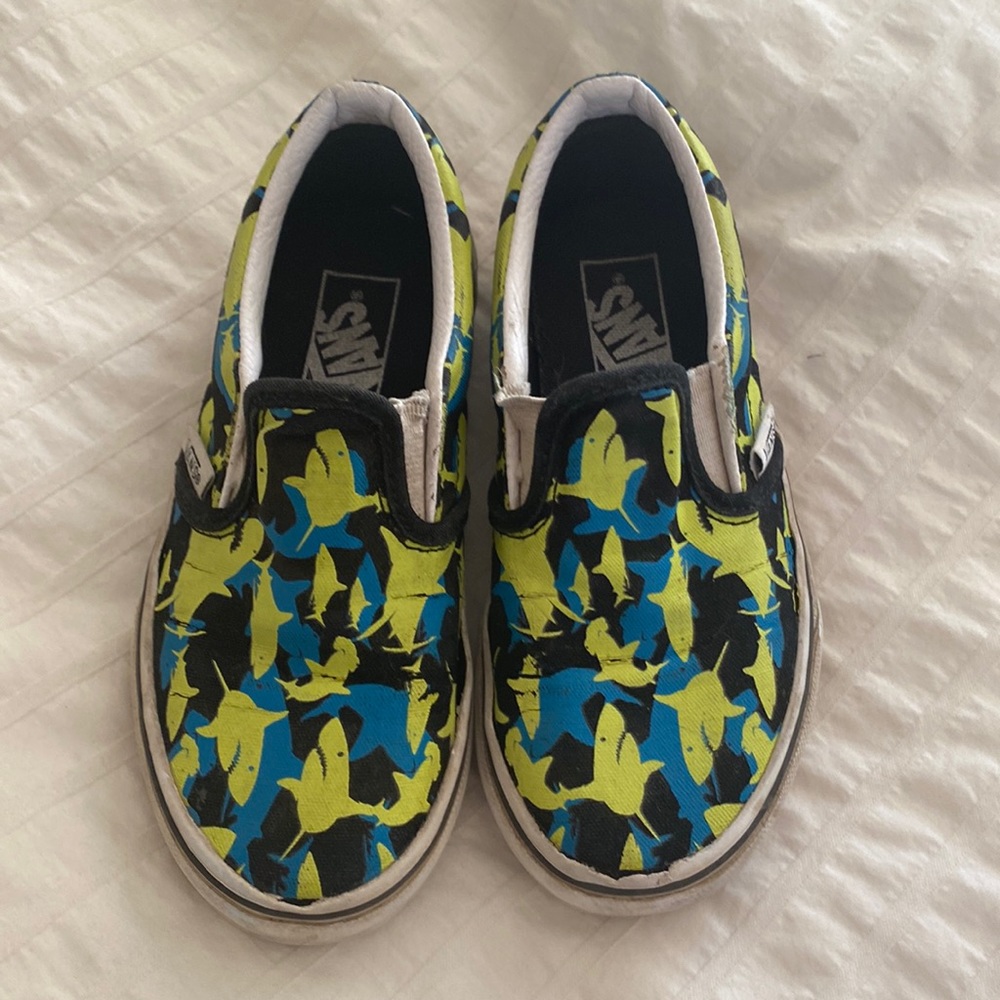 Little kids size 11 Glow in the dark vans